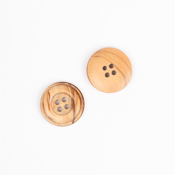 Olive Wood Button