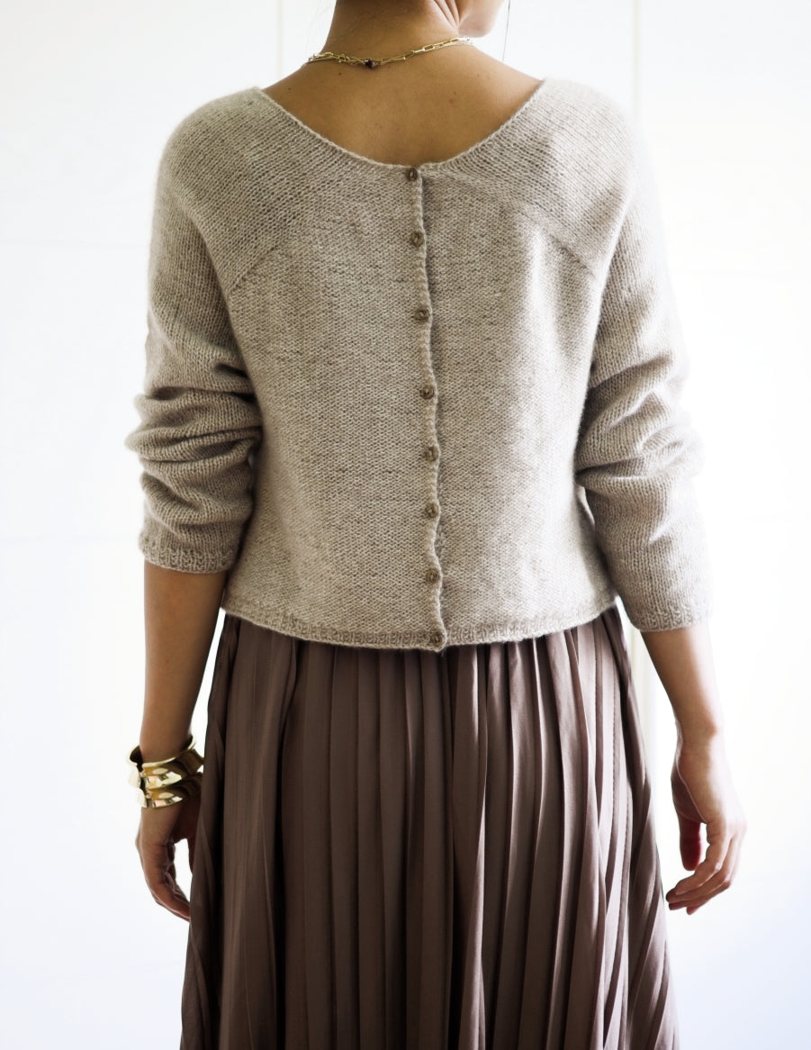 Winter Pyramid Cloud Cardigan Knitting Kit