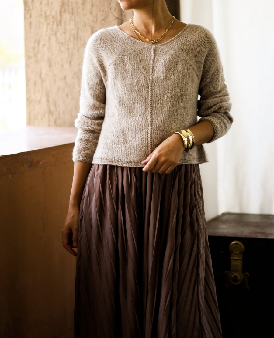 Winter Pyramid Cloud Cardigan Knitting Kit