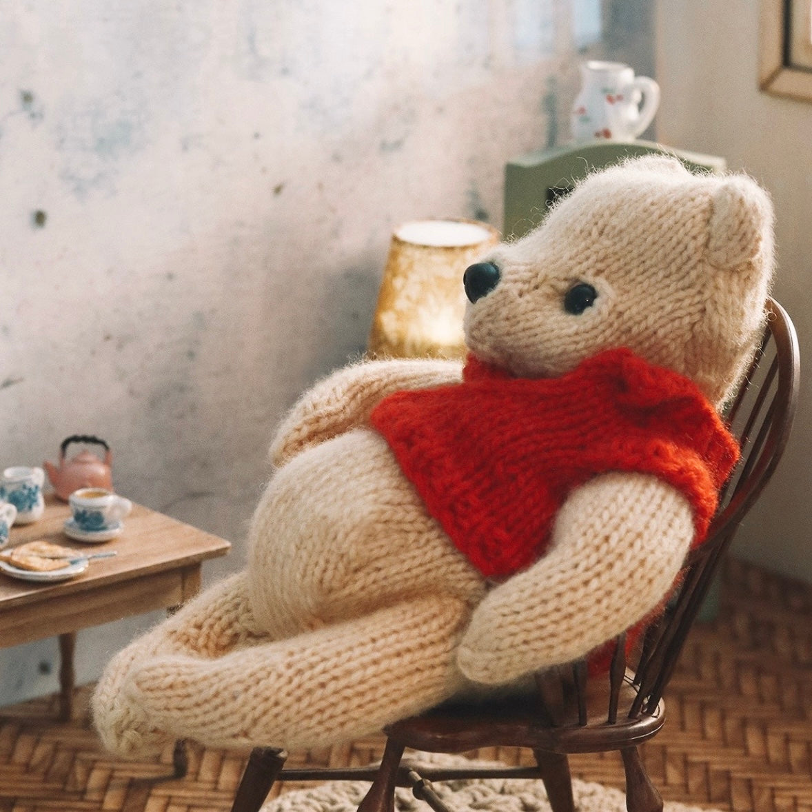 Pooh Bear Cashmere Knitting Kit – Knitted Home