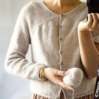 Winter Pyramid Cloud Cardigan Knitting Kit