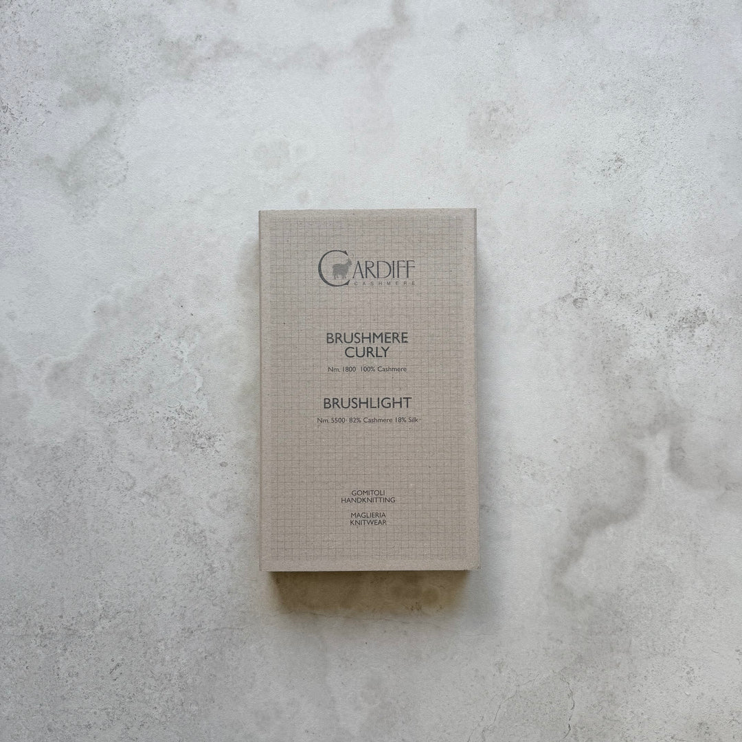 Cardiff Cashmere Brushmere Brushlight Curly Shade Card