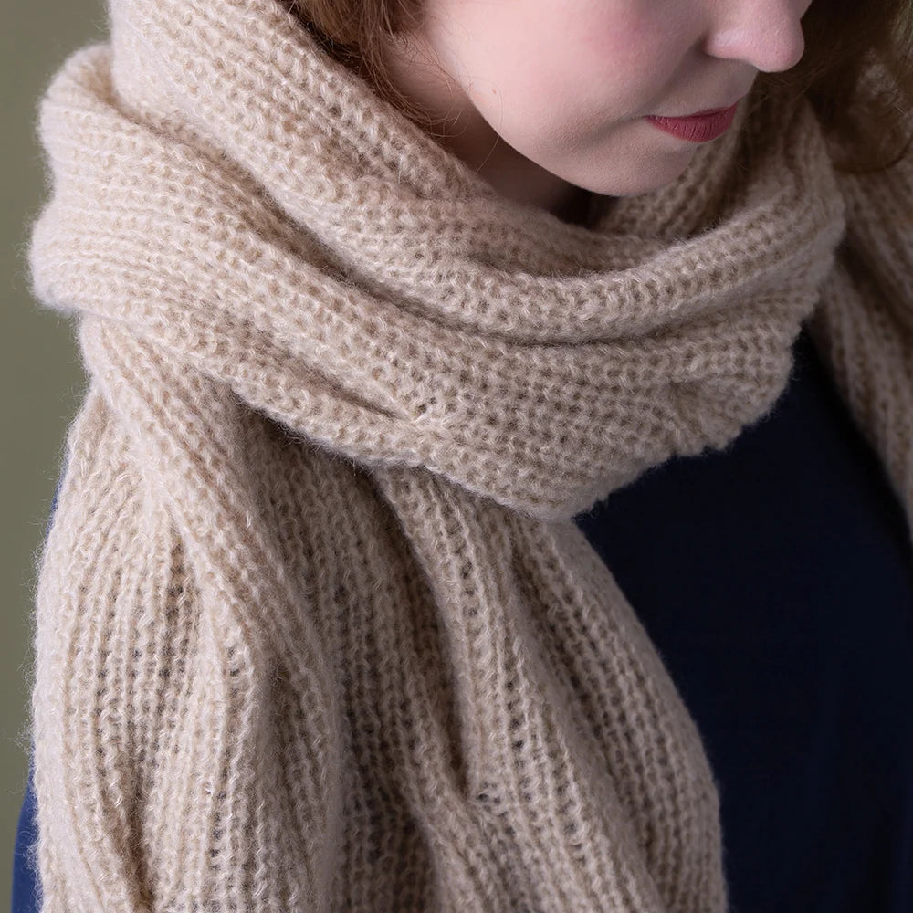 Braided Waves Scarf Knitting Kit