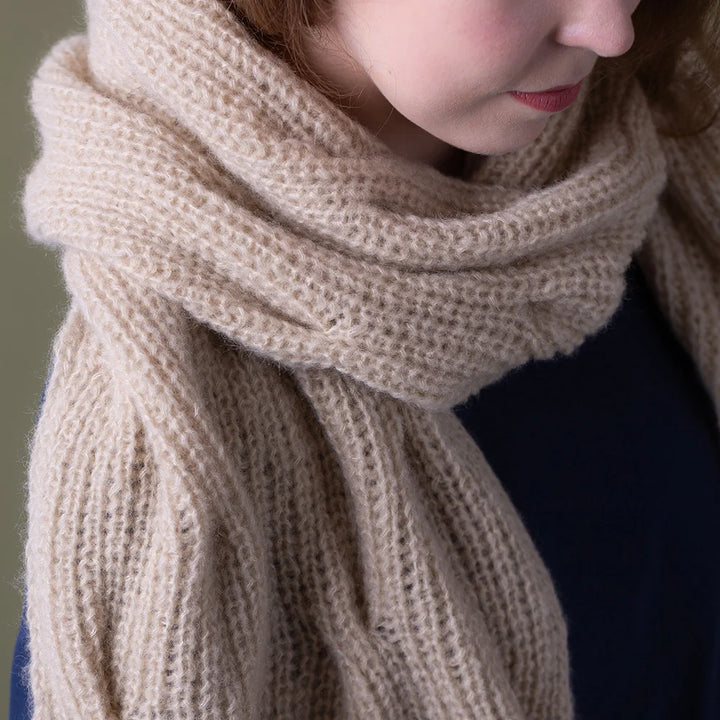 Braided Waves Scarf Knitting Kit