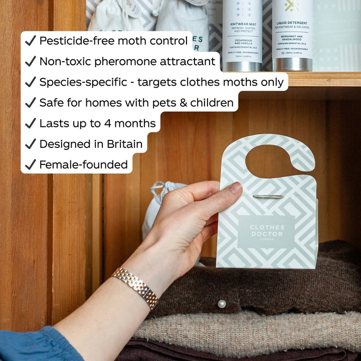 Clothes Doctor Pheromone Moth Traps Box of 4