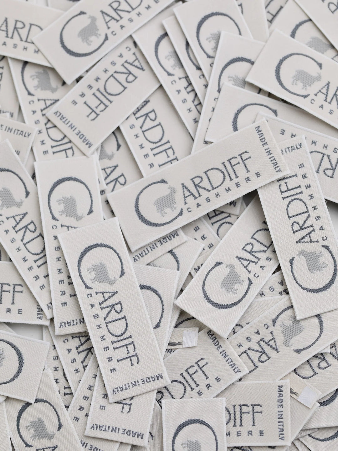 Cardiff Cashmere Knitwear Label - Set of 5