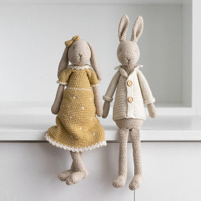 Krea Deluxe Mr & Mrs Bunny Crochet Kit