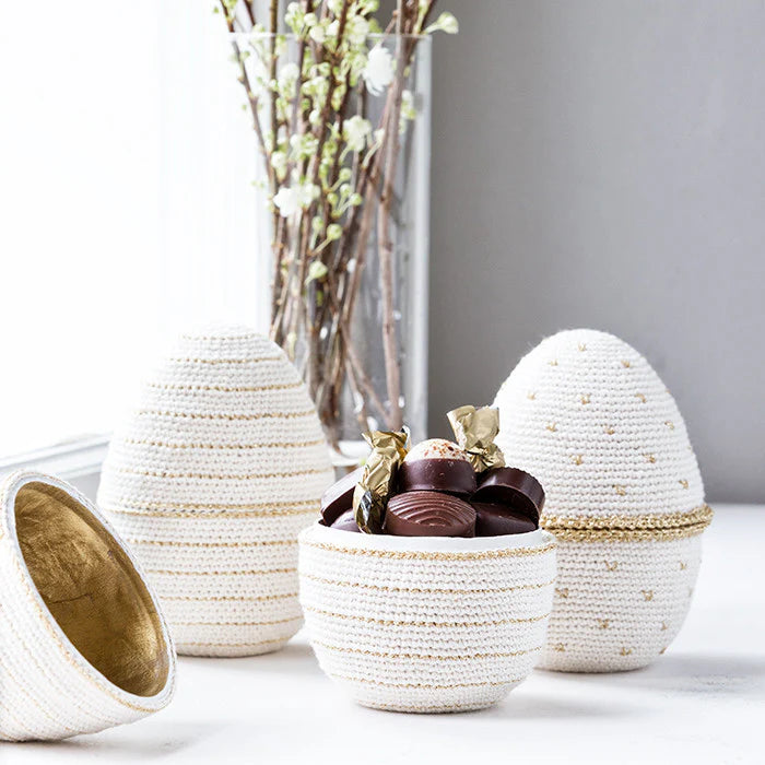 Krea Deluxe Easter Egg Trinket Box Crochet Kit