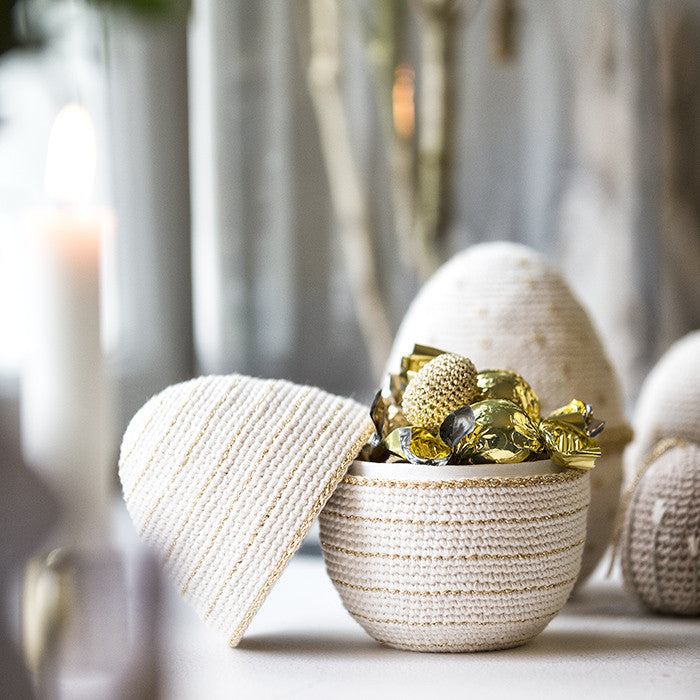 Krea Deluxe Easter Egg Trinket Box Crochet Kit