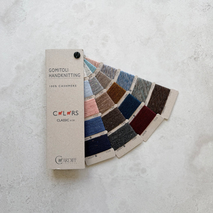 Cardiff Cashmere Colours Shade Card