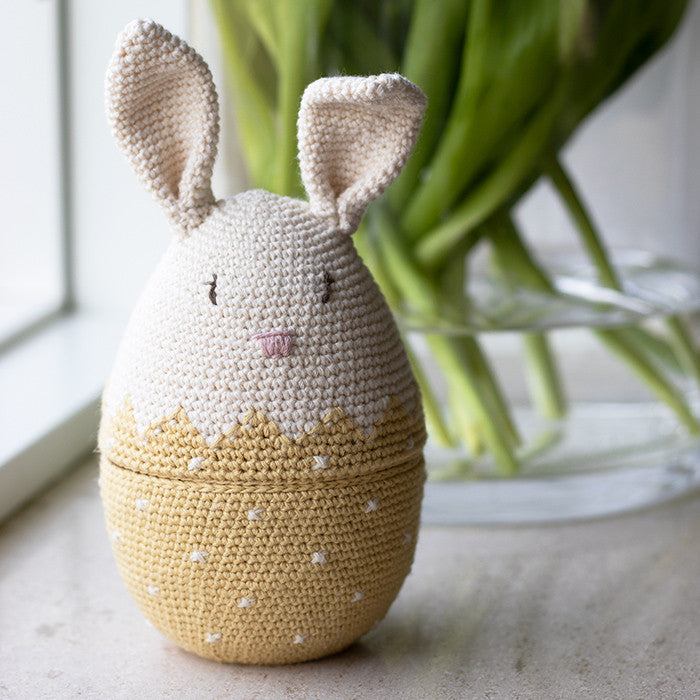 Krea Deluxe Bunny Easter Egg Container Crochet Kit
