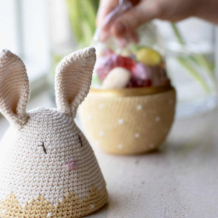 Krea Deluxe Bunny Easter Egg Container Crochet Kit