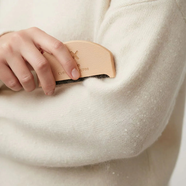 Clothes Doctor Cashmere Knitwear Comb in Beechwood