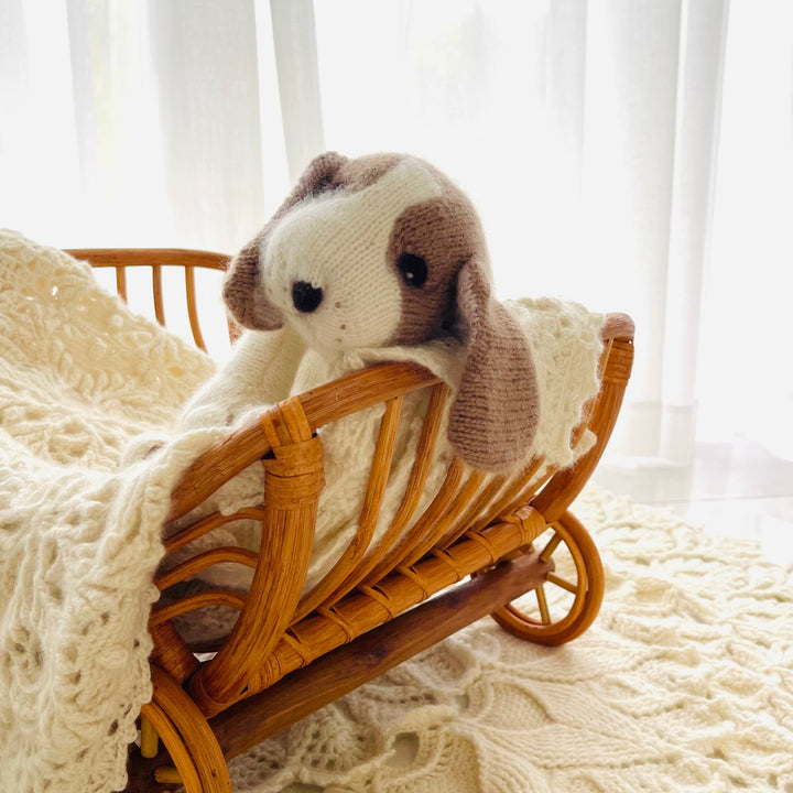 Cashmere Beagle puppy knitting kit