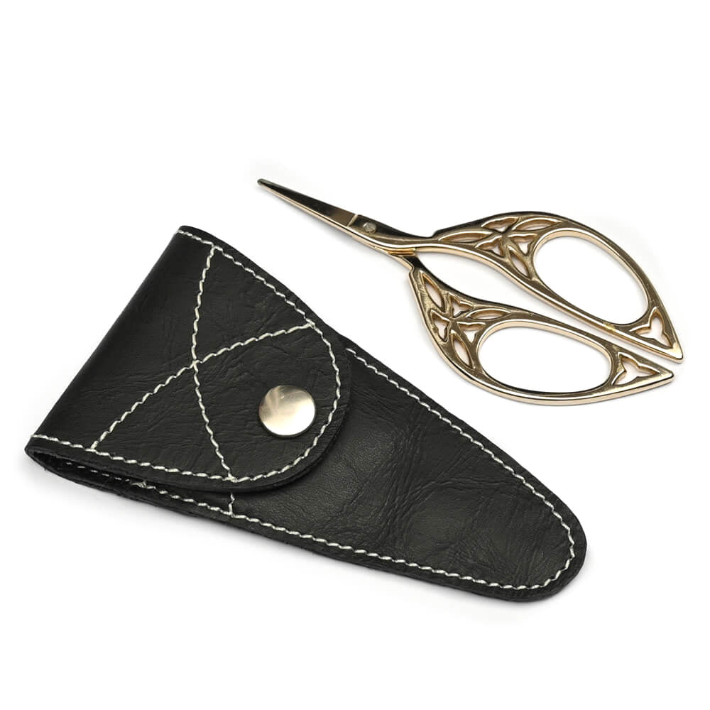 Lantern Moon Scissors with Leather Case