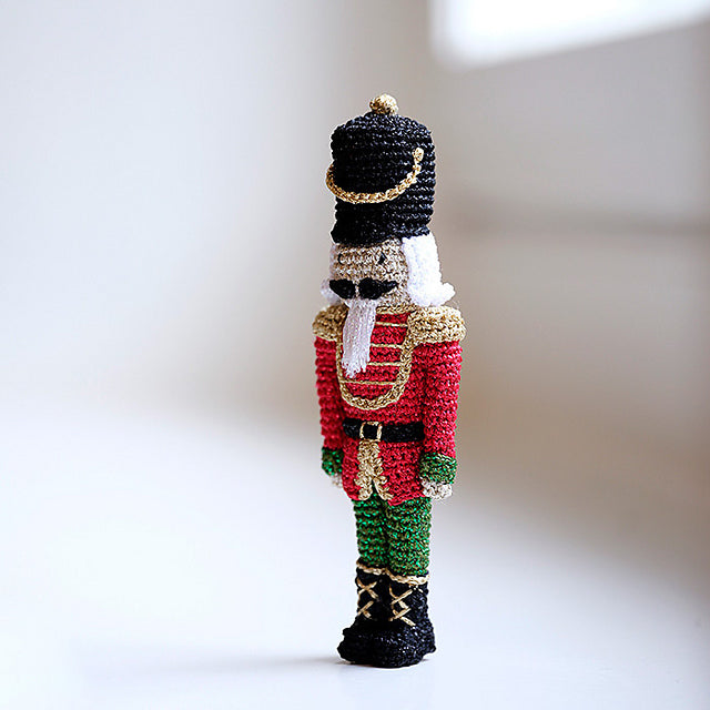 Krea Deluxe Glittery Nutcracker Crochet Kit