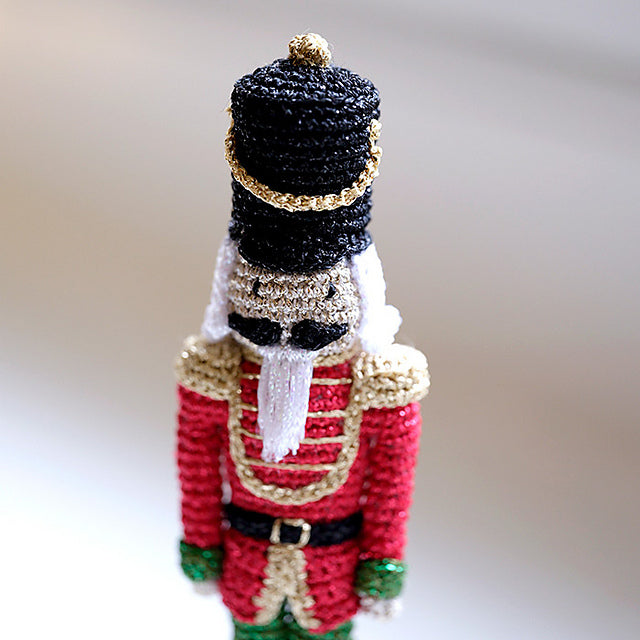 Krea Deluxe Glittery Nutcracker Crochet Kit