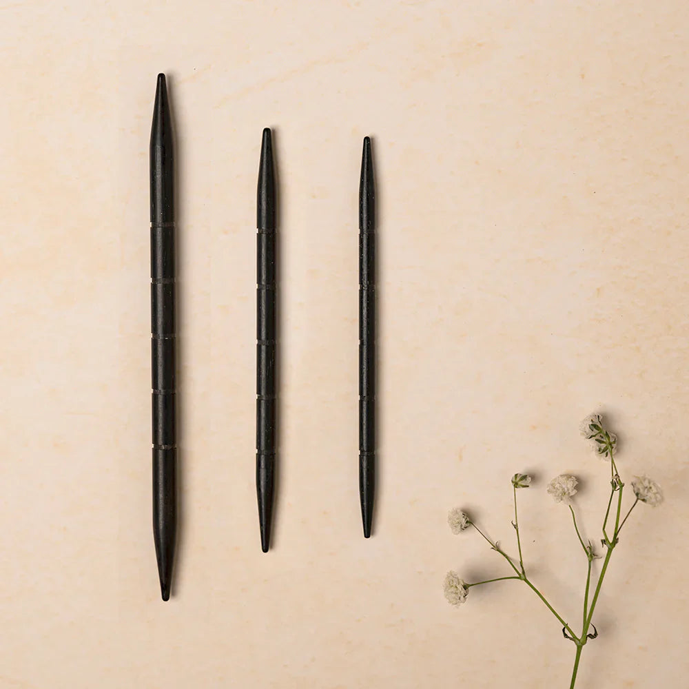 Lantern Moon Ebony set of 3 cable needles