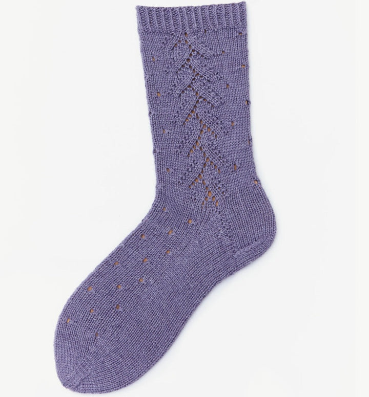 Cashmere Trellis Socks Knitting Kit