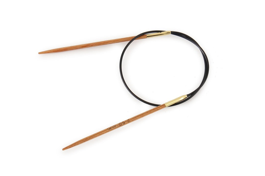 KnitPro Basix Beech Wood Fixed Circular Needles 40cm 2 - 5mm